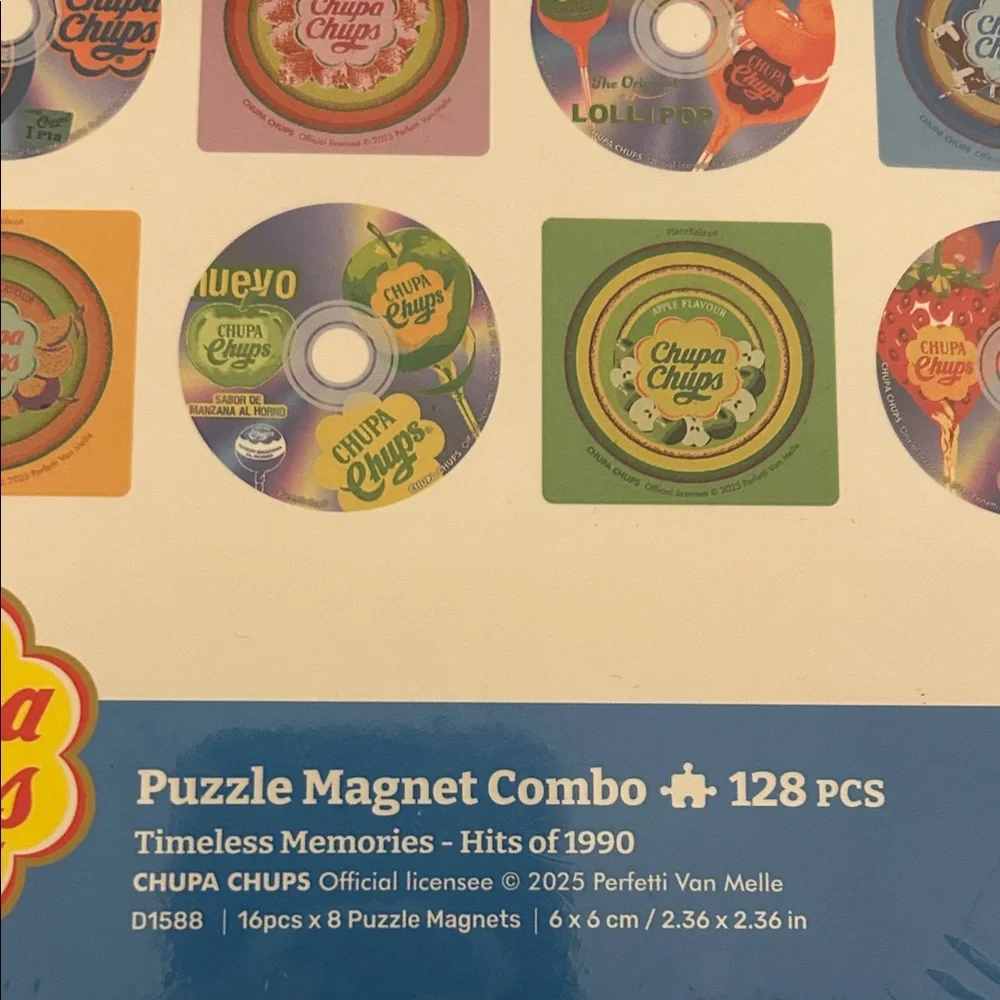 Piece Relax chupa chups X piece relax magnet puzzle for adults 128 pieces